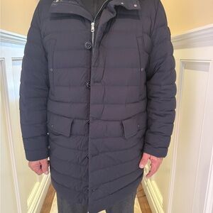 Moncler Men's Navy Puffer Coat